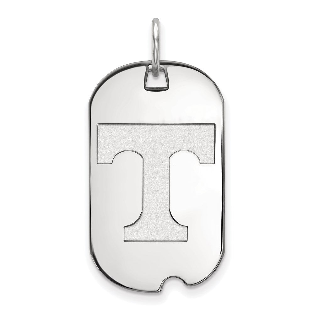 Sterling Silver Rhodium-plated University of Tennessee Small Dog Tag