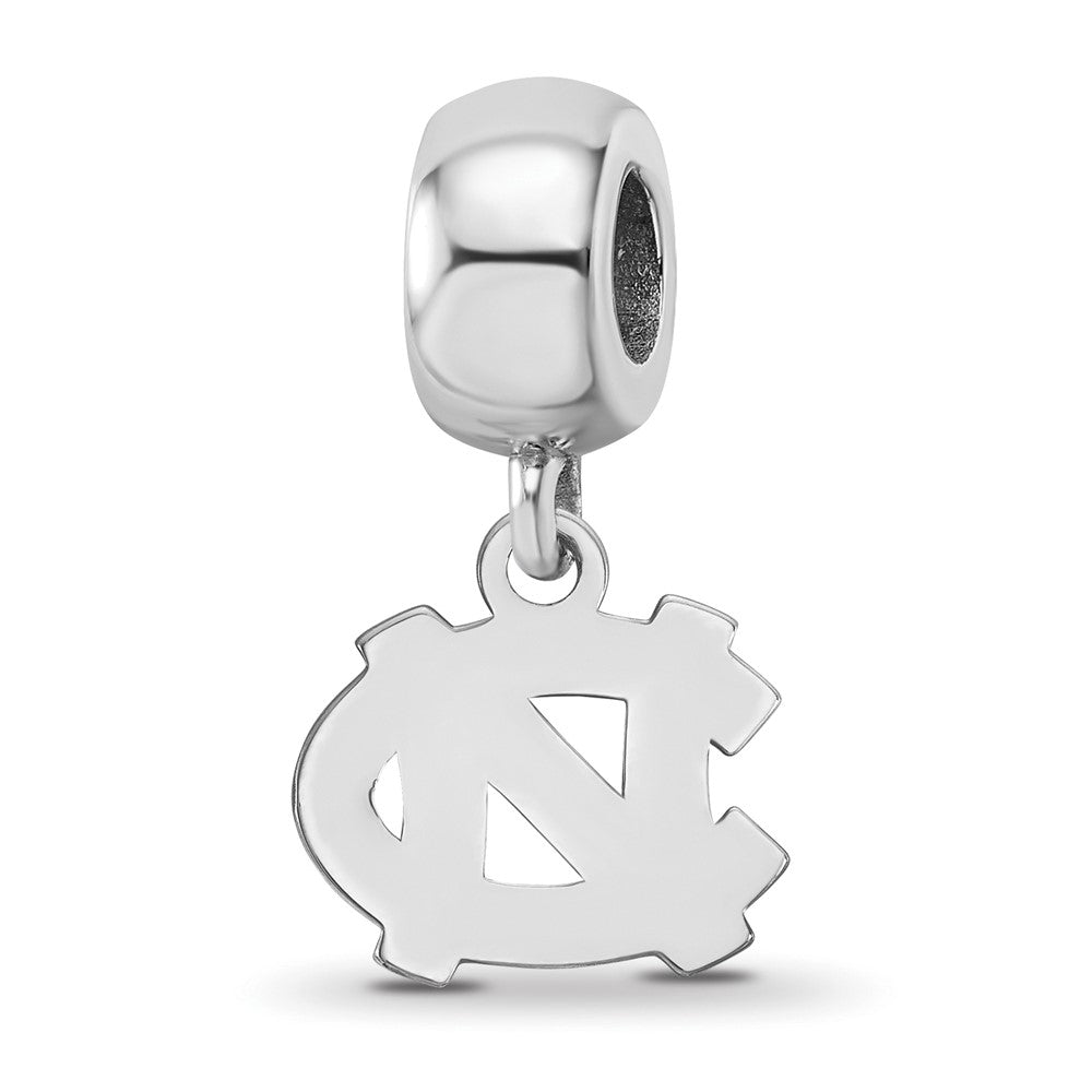 Sterling Silver Rhodium-plated U. of N. Carolina XS Dangle Bead