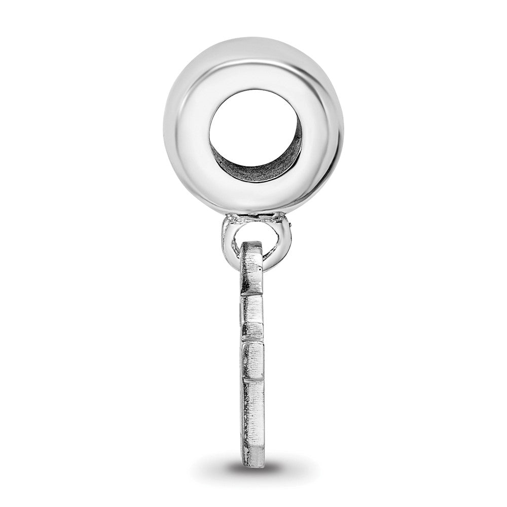 Sterling Silver Rhodium-plated U. of Colorado XS Dangle Bead