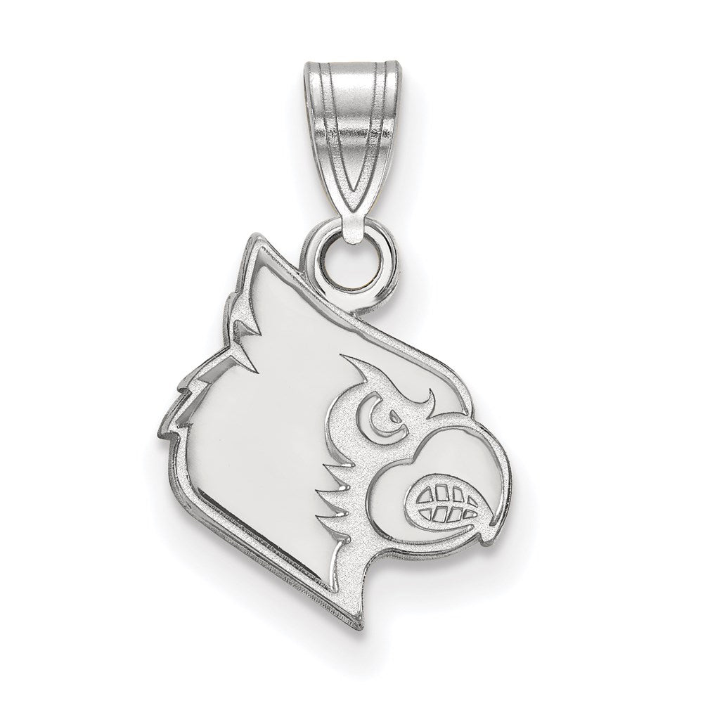 14K White Gold University of Louisville Small Pendant