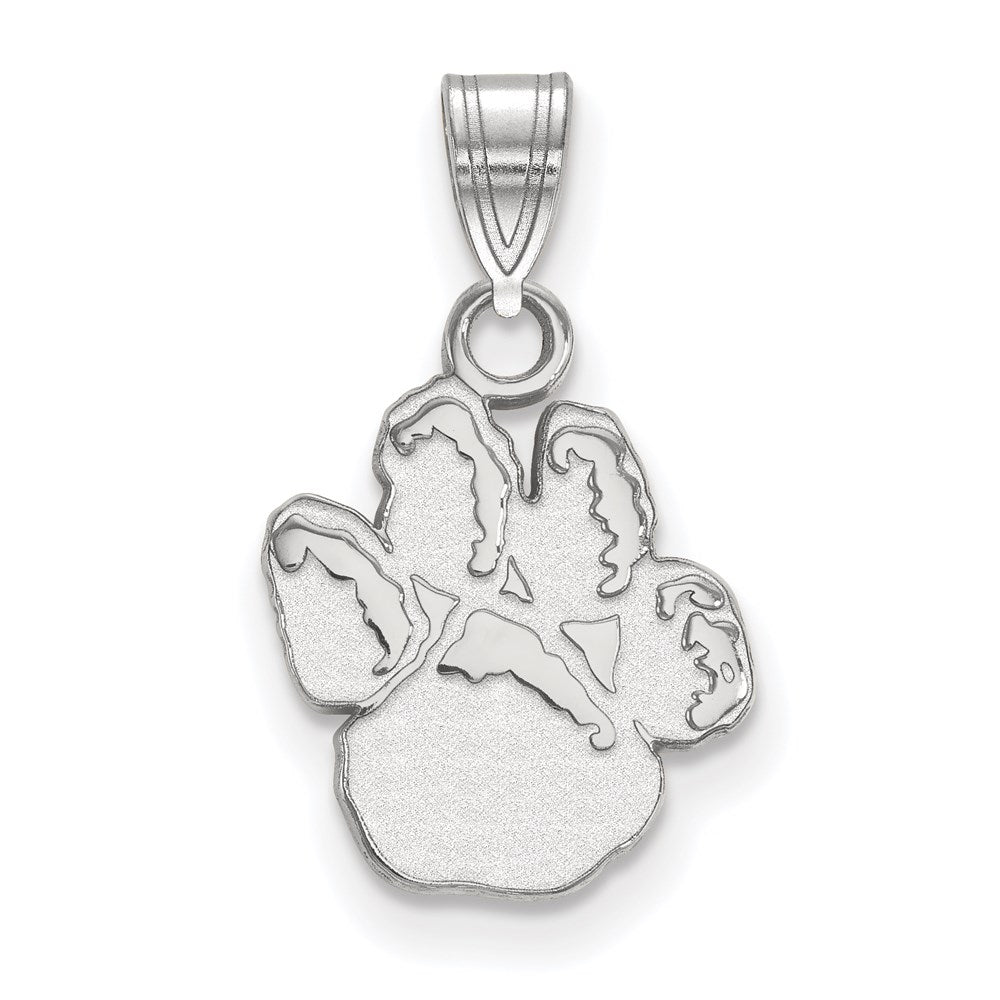 Sterling Silver Rhodium-plated University of Pittsburgh Small Pendant