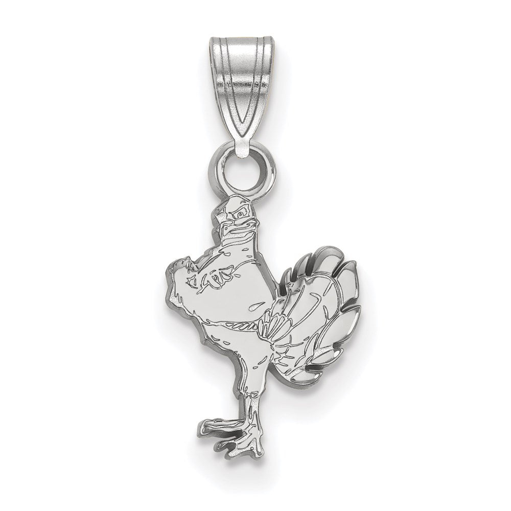 Sterling Silver Rhodium-plated Virginia Tech Small Pendant