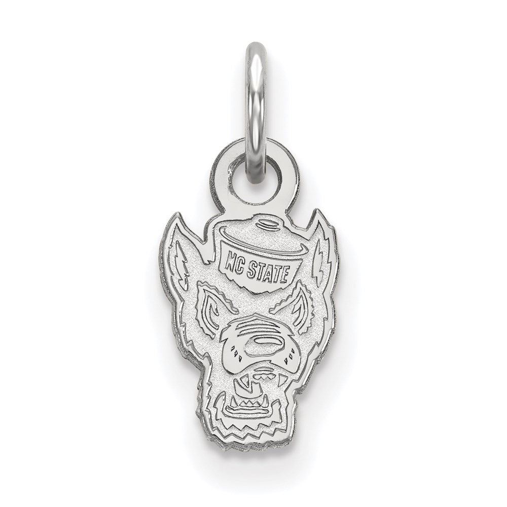 Sterling Silver Rhodium-plated North Carolina State U. XS Pendant