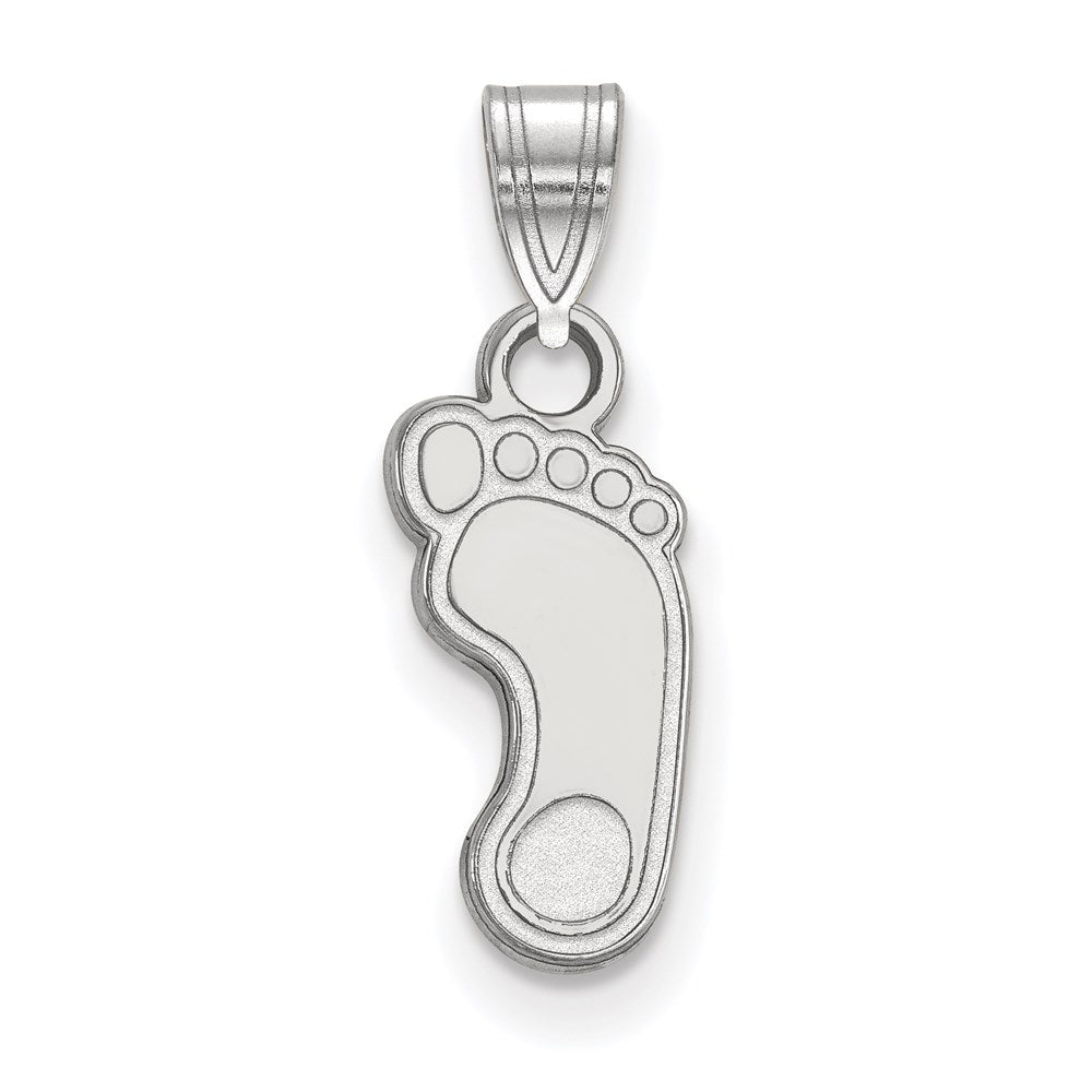 Sterling Silver Rhodium-plated U. of North Carolina Small Pendant