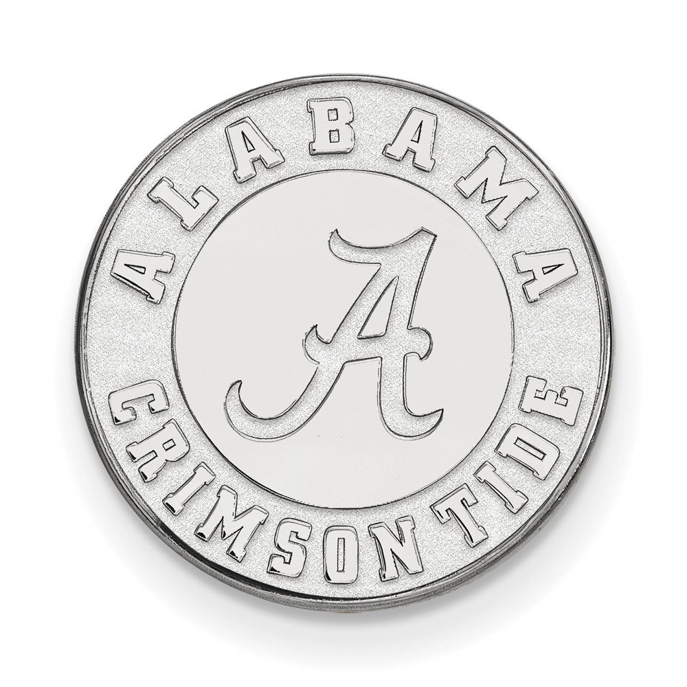 Sterling Silver Rhodium-plated University of Alabama Lapel Pin