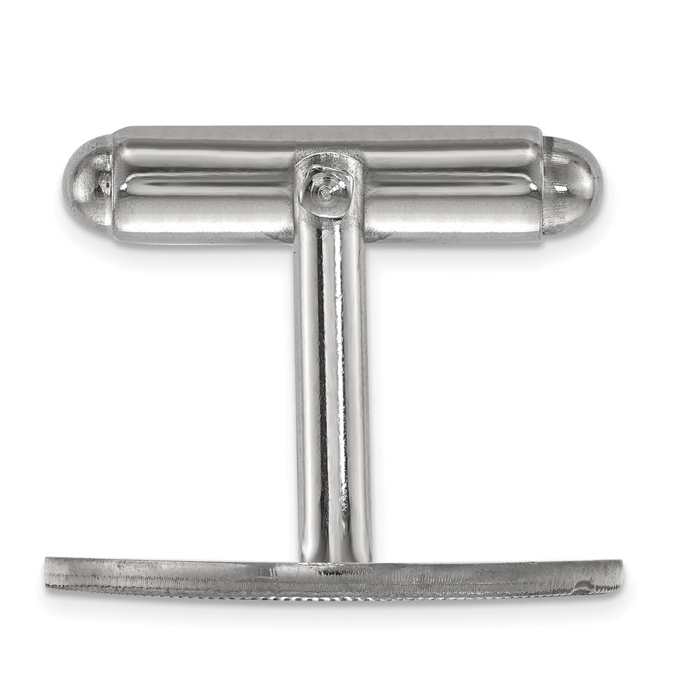 Sterling Silver Rhodium-plated East Carolina University Crest Lapel Pin