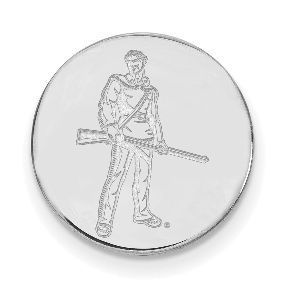 Sterling Silver Rhodium-plated West Virginia University Lapel Pin