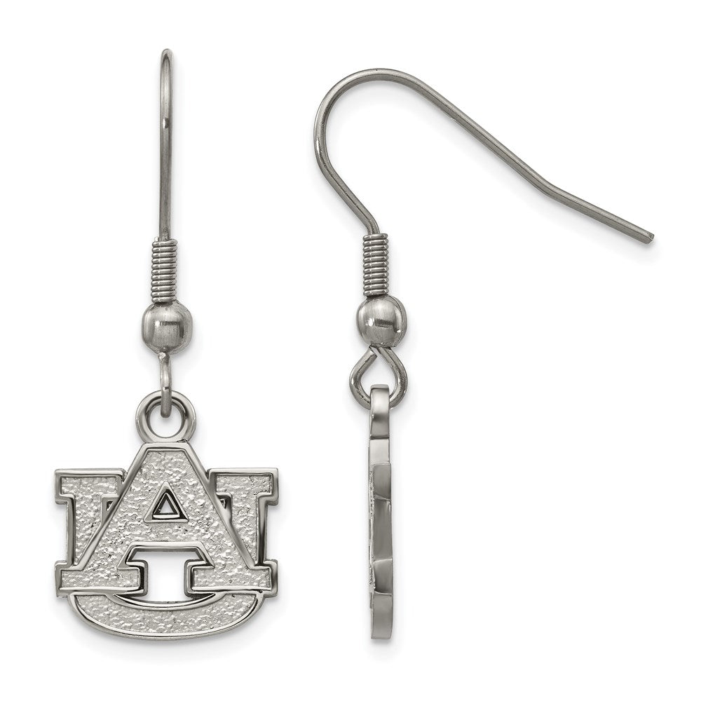 Stainless Steel Auburn University A-U Dangle Earrings