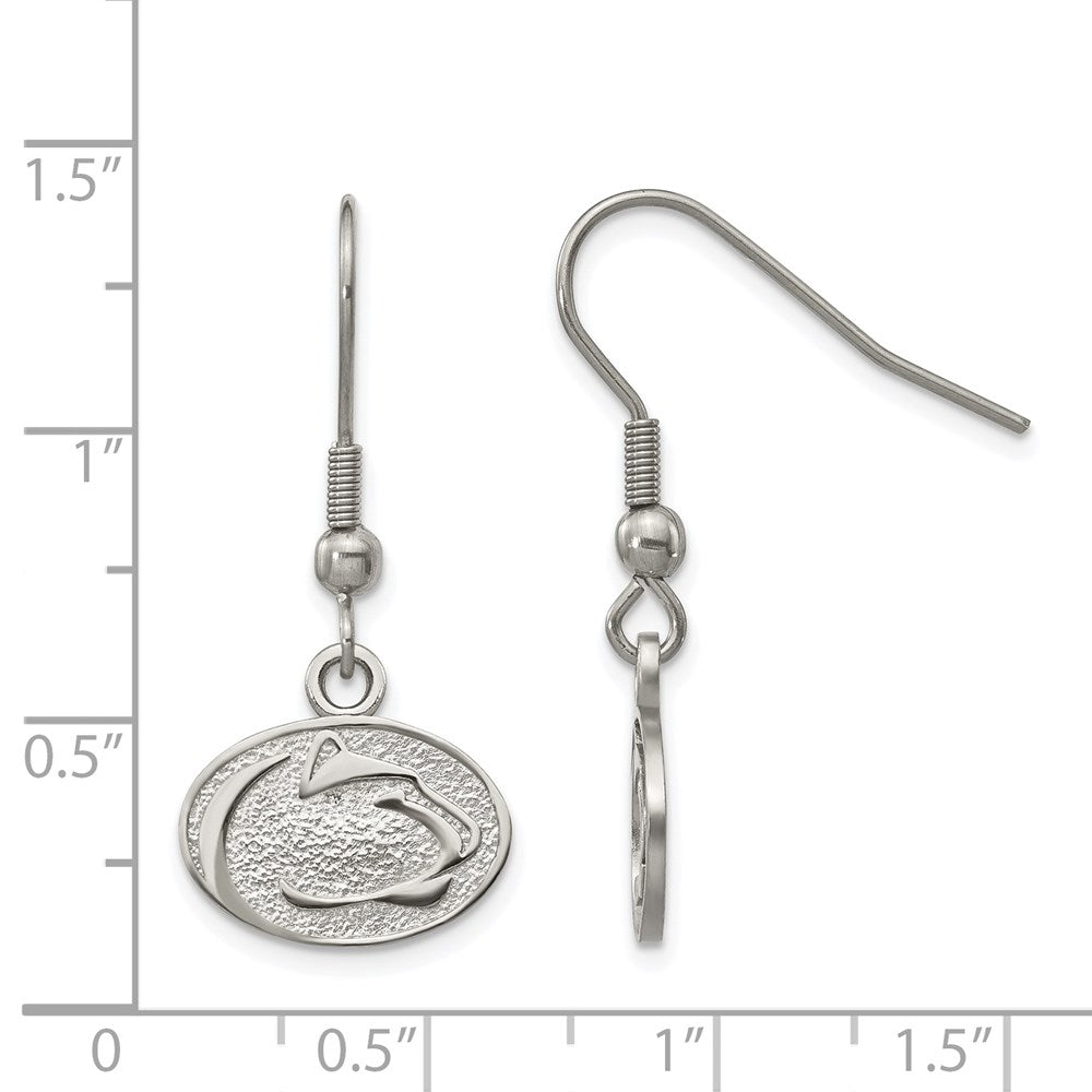 Stainless Steel Penn State U. Dangle Earrings