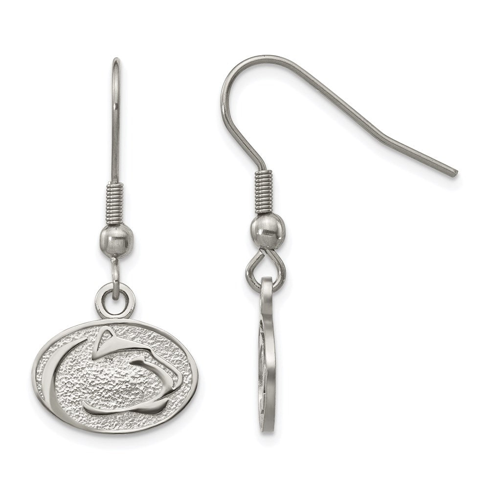 Stainless Steel Penn State U. Dangle Earrings
