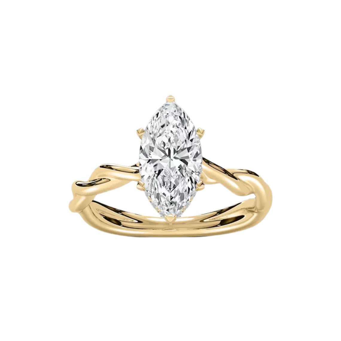 *Marquise Eleanor Hidden Halo Twist