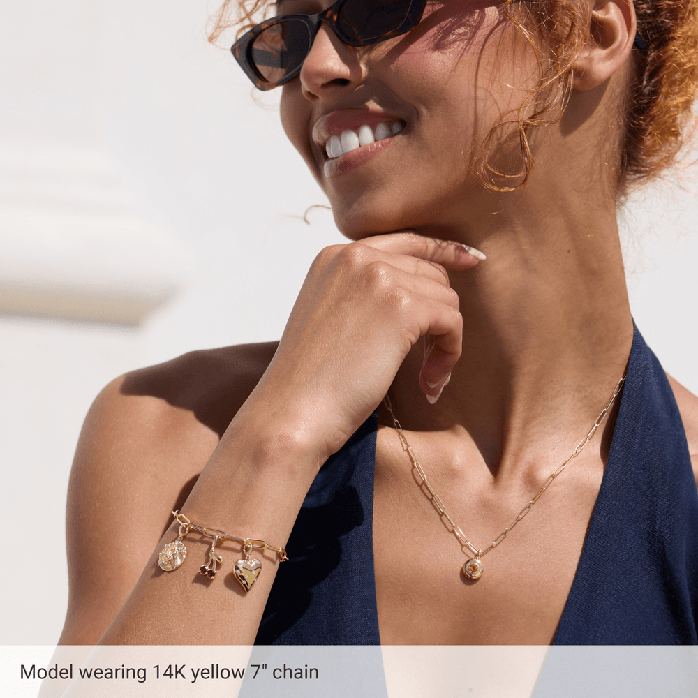 Portofino 14K Gold Paperclip Necklace