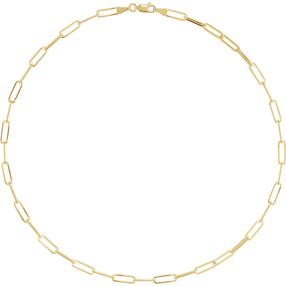 Portofino 14K Gold Paperclip Necklace